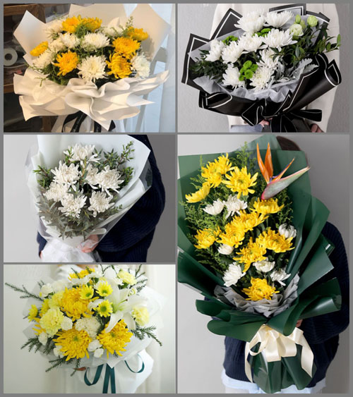 江苏镇江句容市宝华镇白事花束代送